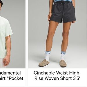 lululemon cinchable high waist short